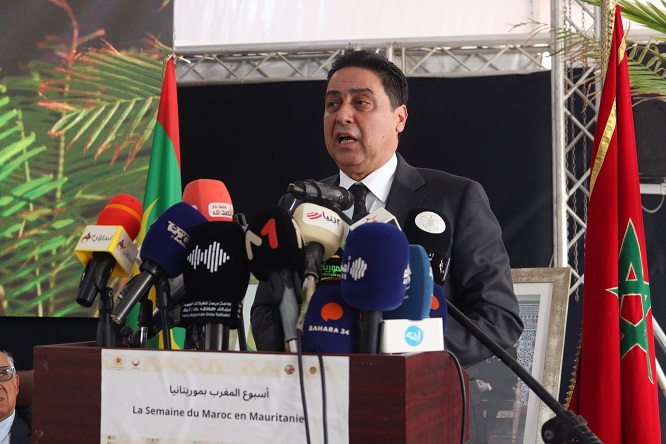 كاتب الدولة المكلف بالتجارة الخارجية، بوزارة الصناعة والتجارة بالمملكة المغربية السيد عمر أحجيرة